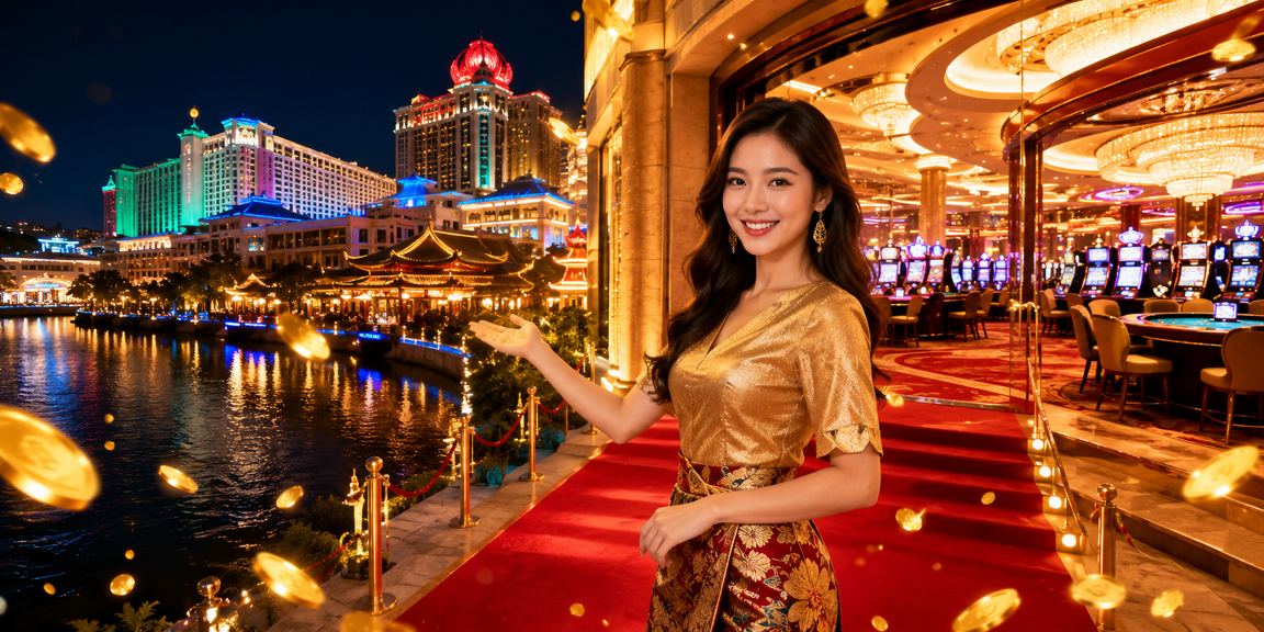 Suasana kasino langsung di Genting Highlands dengan meja baccarat dan blackjack tersedia