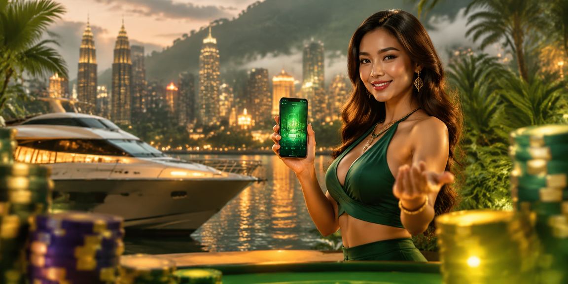 Aplikasi kasino 90s di Kuala Lumpur dengan antara muka meja baccarat yang jelas